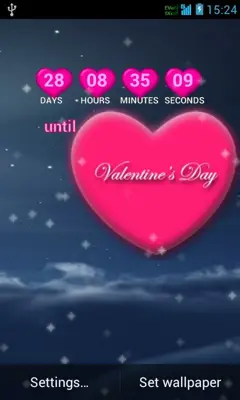 Valentine Countdown android App screenshot 2